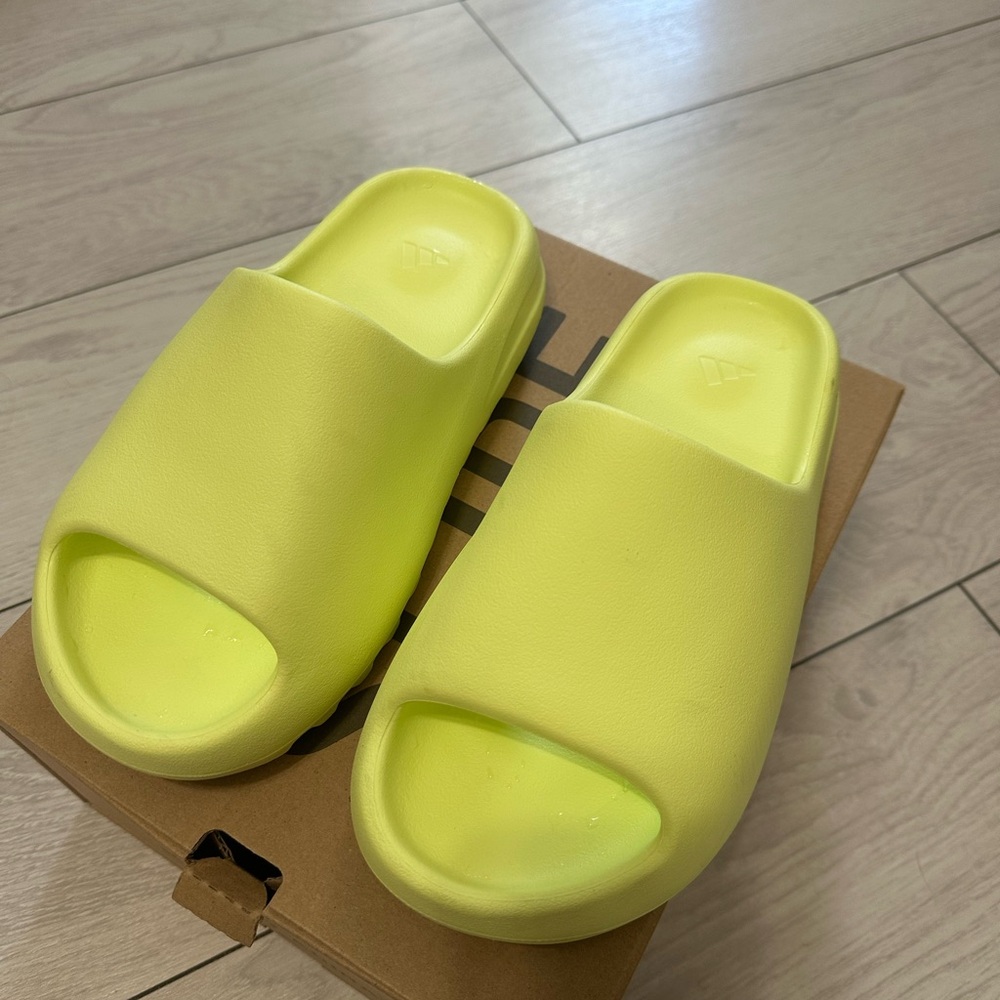 Yeezy Neon Yellow Slide Sandals